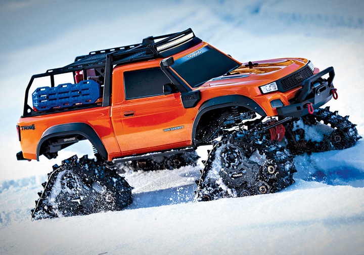 Immagine prodotto Traxxas Trx-4 Sport Orange 1/10 Scale-Crawler Rtr Brushed Deep-Terrain Traxx Ohne Akku & Lader (RTR pronto all'uso)