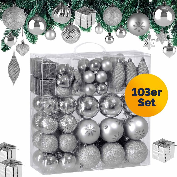 Deuba Décorations pour l'arbre de Noël 103 pcs (103 -pièce)