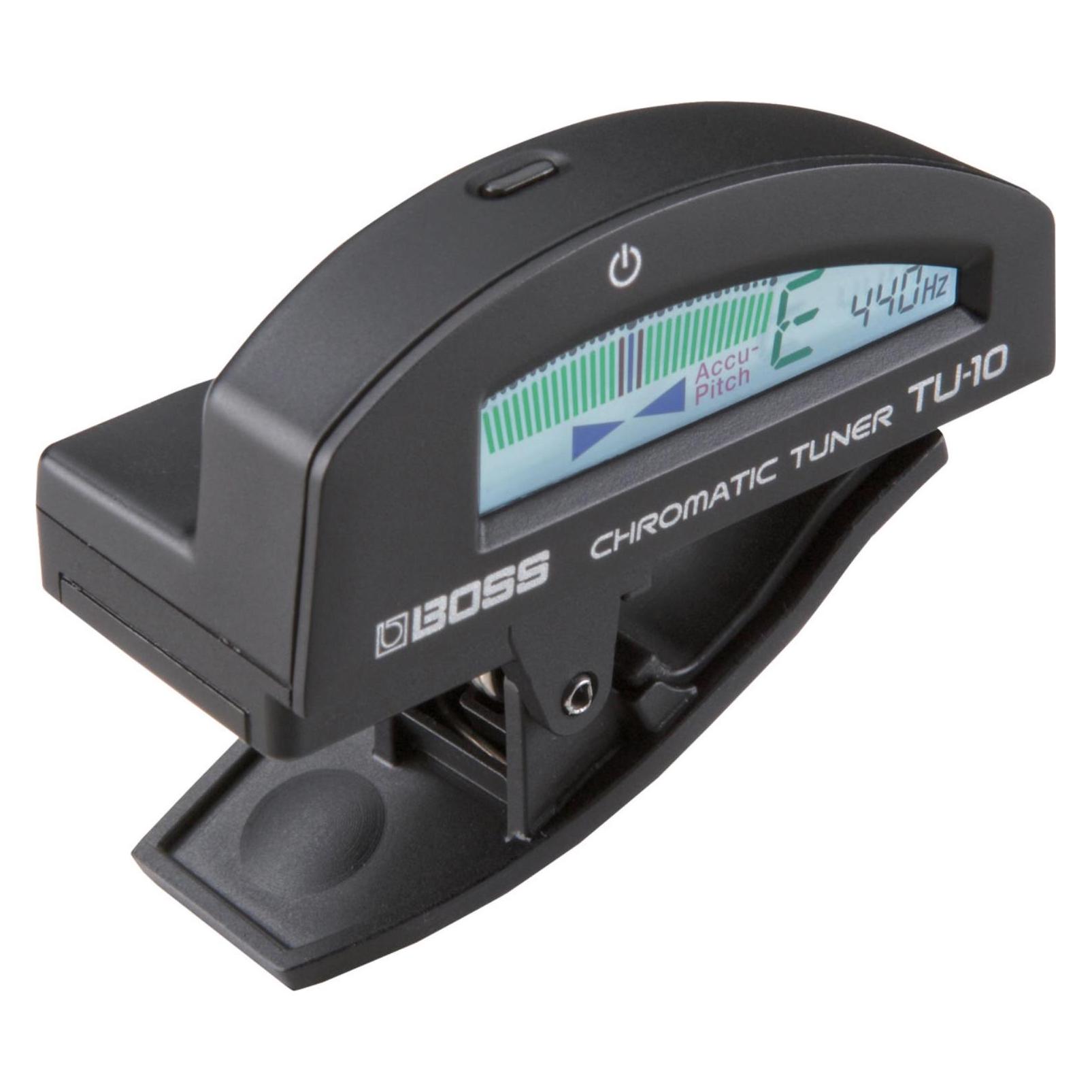 Boss (Electronics) Tu10Clipon Tuner Accordatore, Accordatore, Nero