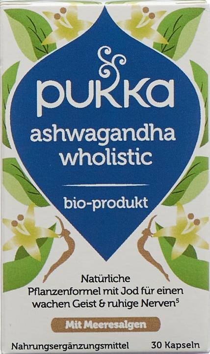 Actual product image Pukka Ashwagandha Wholistic Kapsel NEM Bio (30 Piece, Capsules, 114 g)