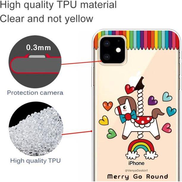 Thumbnail - MU Style Softcase Image Plastik Series (Apple iPhone 11), Smartphone Hülle, Mehrfarbig