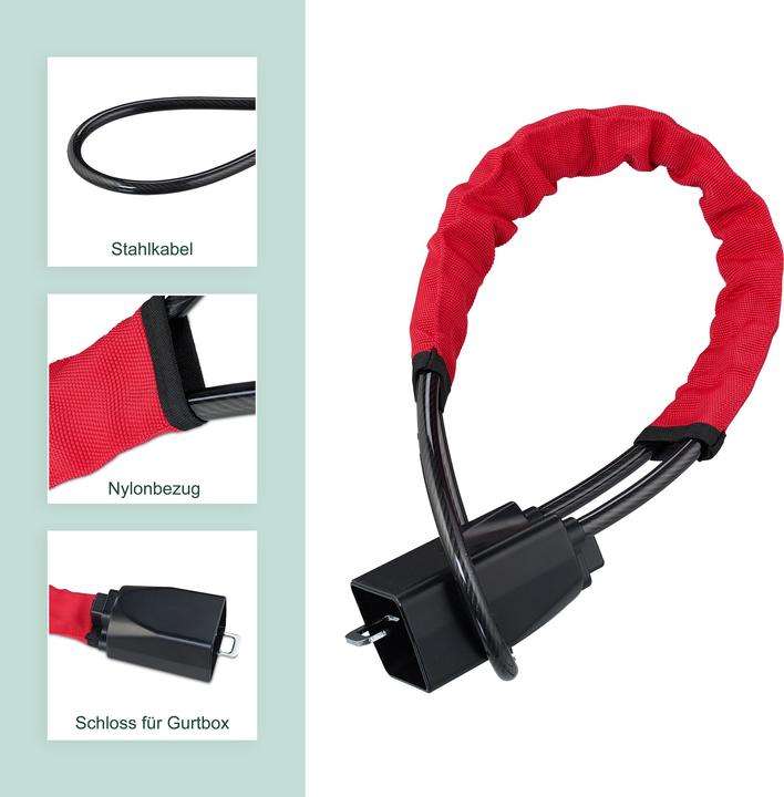 Actual product image Relaxdays Steering lock