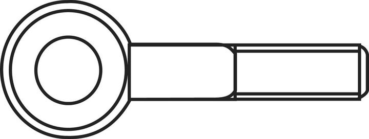 Produktbild Toolcraft Ringschraubösen 30 mm (50 Schrauben pro Stück)