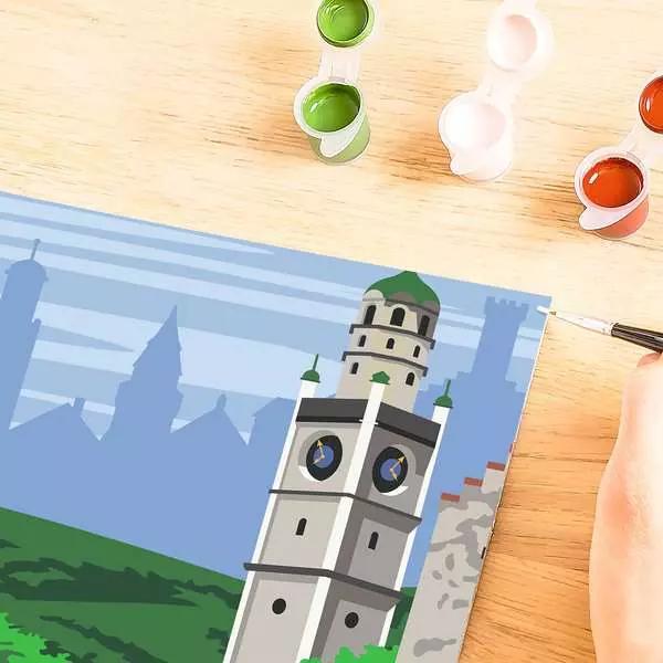 Actual product image Ravensburger CreArt - Painting by numbers Colourful Ravensburg