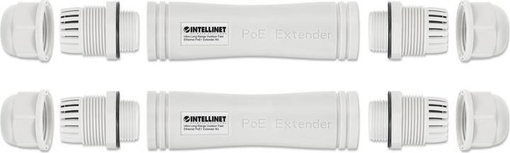 Produktbild Intellinet Ultra Long Range Outdoor Fast Ethernet PoE+ Extender Set