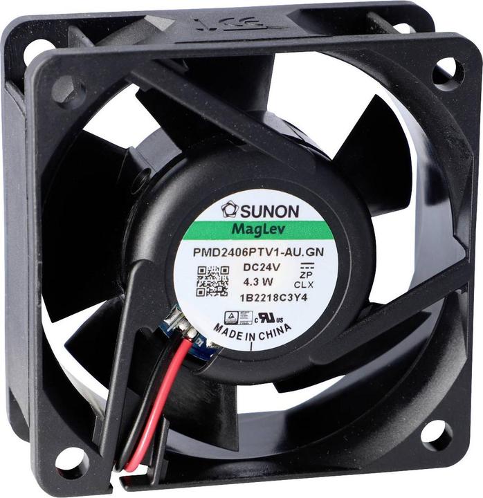 Produktbild Sunon PMD2406PTV1-A.U.GN Axiallüfter 24 V/DC 61.14 m³/h (L x B x H) 25 x 60 x 60 (60 mm, 1x)