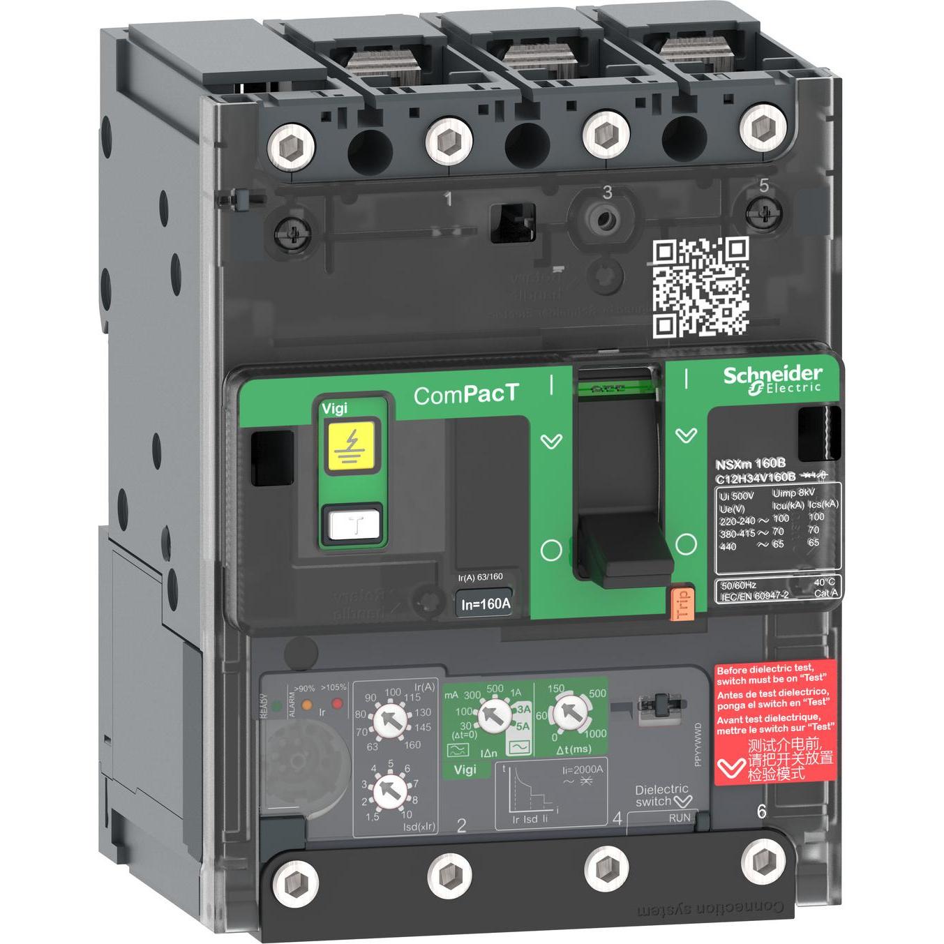 Schneider Electric, Stromgenerator, Kompaktleistungsschalter