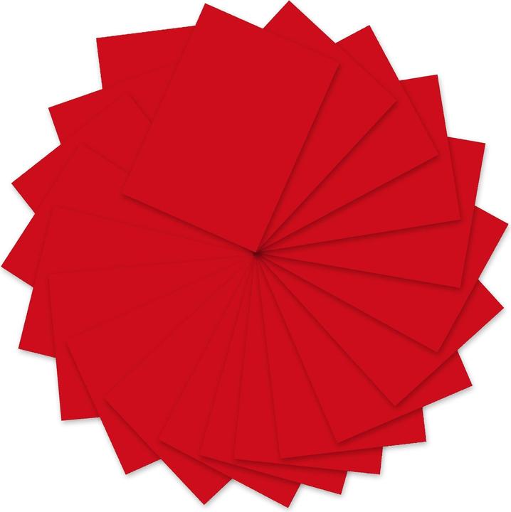 Actual product image Ursus Clay drawing paper A4, 130 g/m², 100 sheets, ruby red (130 g/m², A4)
