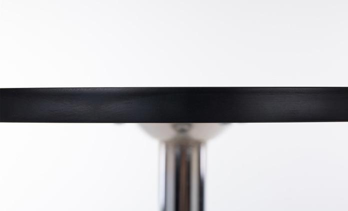 Immagine prodotto CLP Tavolo da bar rotondo, nero (60 x 60 x 108 cm)