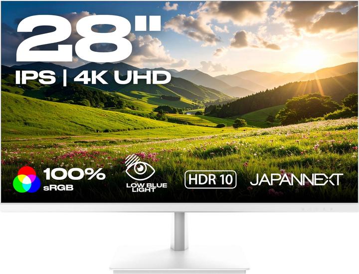 Japannext 71,1cm JN-IPS280UHD60F-P-W 16:9 HDMI/DP UHD (3840 x 2160 Pixels, 28")