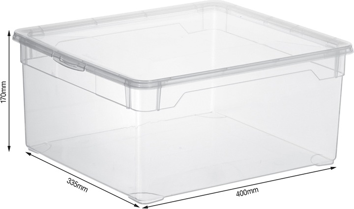 Actual product image Rotho Clear (40 x 33.5 x 17 cm, 18 l)