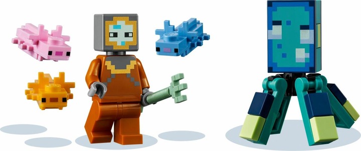 Actual product image LEGO The Guardians' Duel (21180, LEGO Minecraft)
