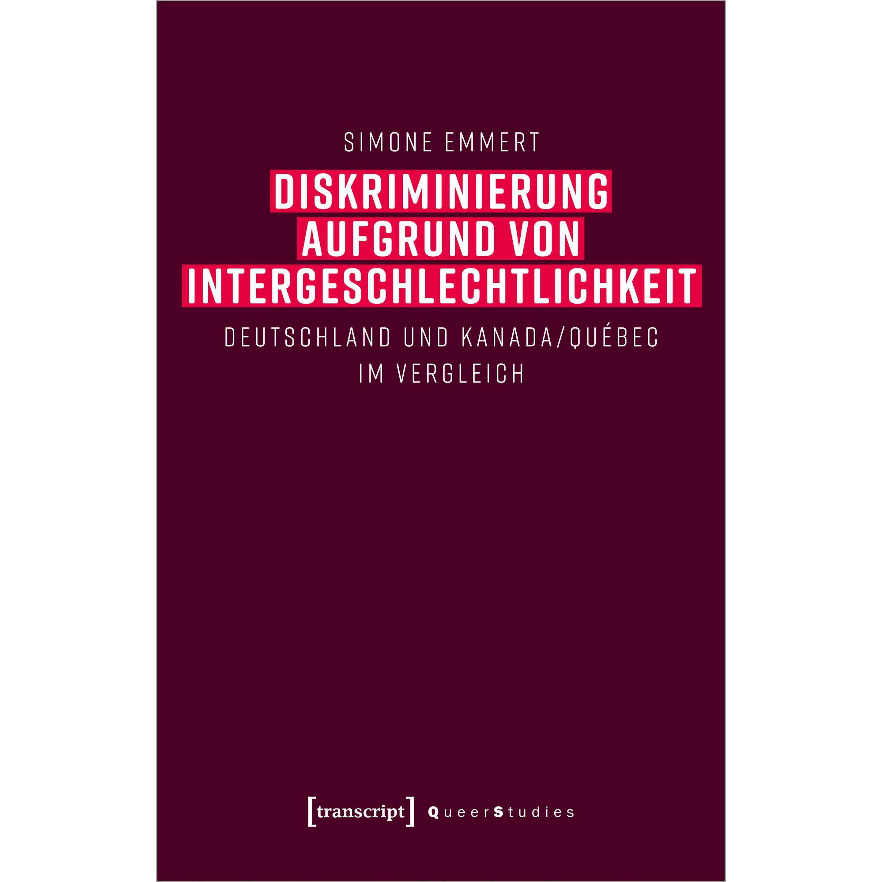 Diskriminierung aufgrund von Intergeschlechtlichkeit, Fachbücher von Simone Emmert