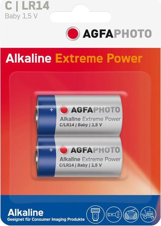 Produktbild AGFAPHOTO Alkaline Extreme Power (2 Stk., C)