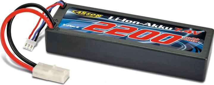 Carson LiPo Pack Li-Ion Akku 7,4V/ 2200mAh (7.40 V, 2200 mAh)