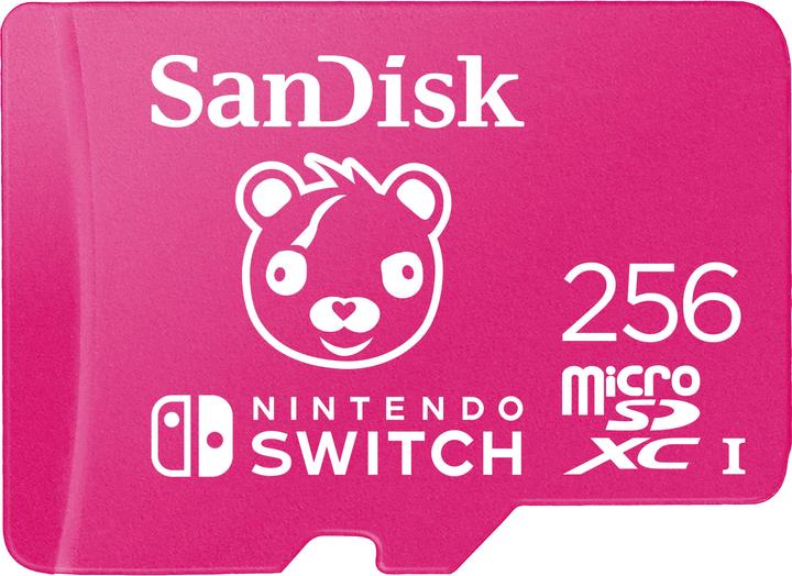 Productafbeelding SanDisk Nintendo Switch Card Fortnite Edition (256 GB, microSDXC, U3, UHS-I)