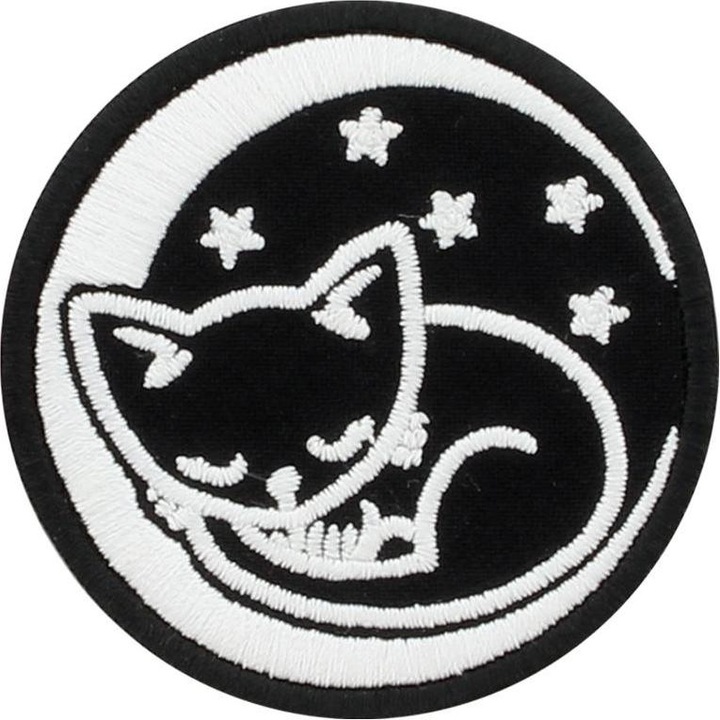 Produktbild Grindstore Katze Aufnäher zum Aufbügeln Lunar