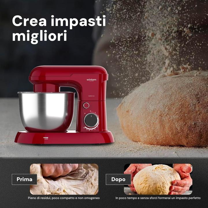 Actual product image Avilia Multifunctional Kneading Machine (1900 W, 6.50 l)
