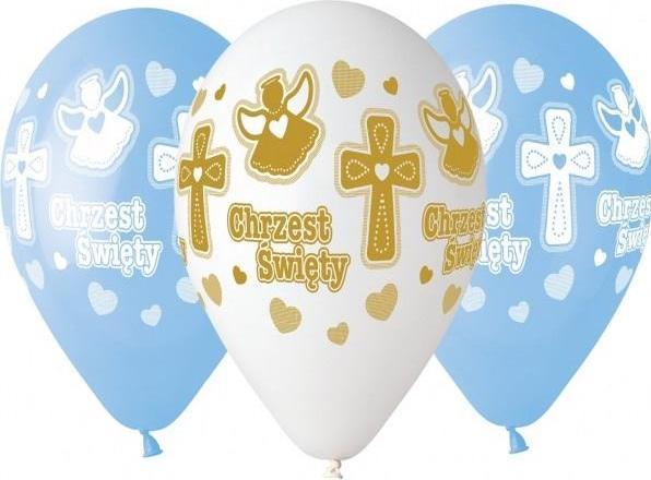 Immagine prodotto Gemar Premium Heliumballons Jungentaufe 33 cm 5 Stk (5 x)