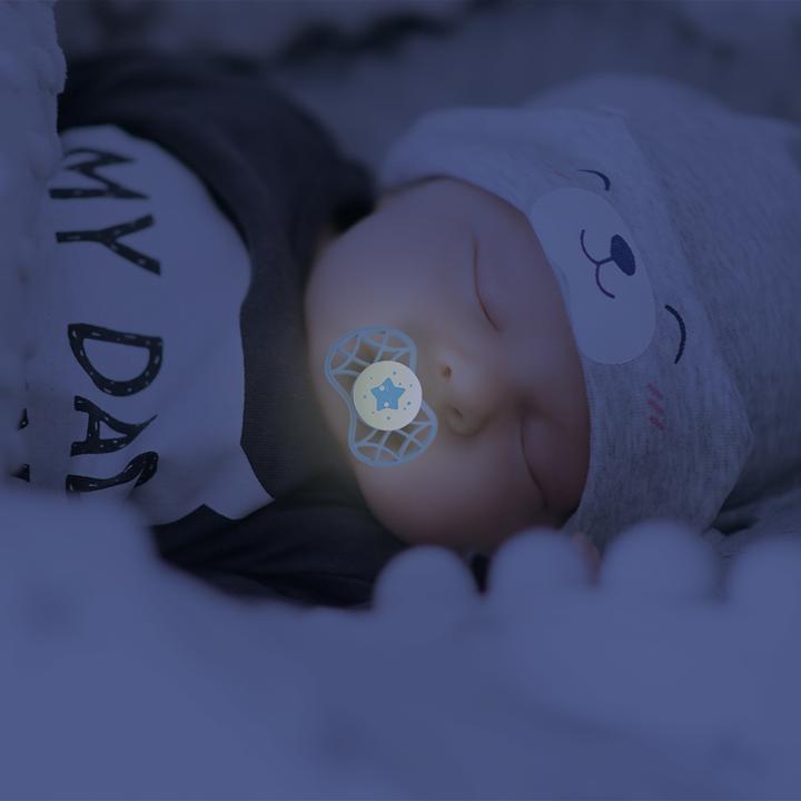 Immagine prodotto Nuvita Ciuccio Air 55 Sym 6m Male Zebra (2 x, 6 - 36 M.)