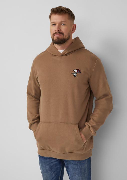 Produktbild s.Oliver Sweatshirt Kapuzen-Sweatshirt mit Peanuts®-Artwork (XXL)