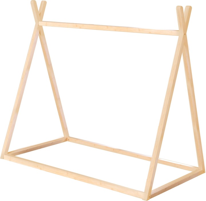 Produktbild Roba Nachhaltige Tipilounge, Tipibett 'Montessori' Bambus (70 x 140 cm)