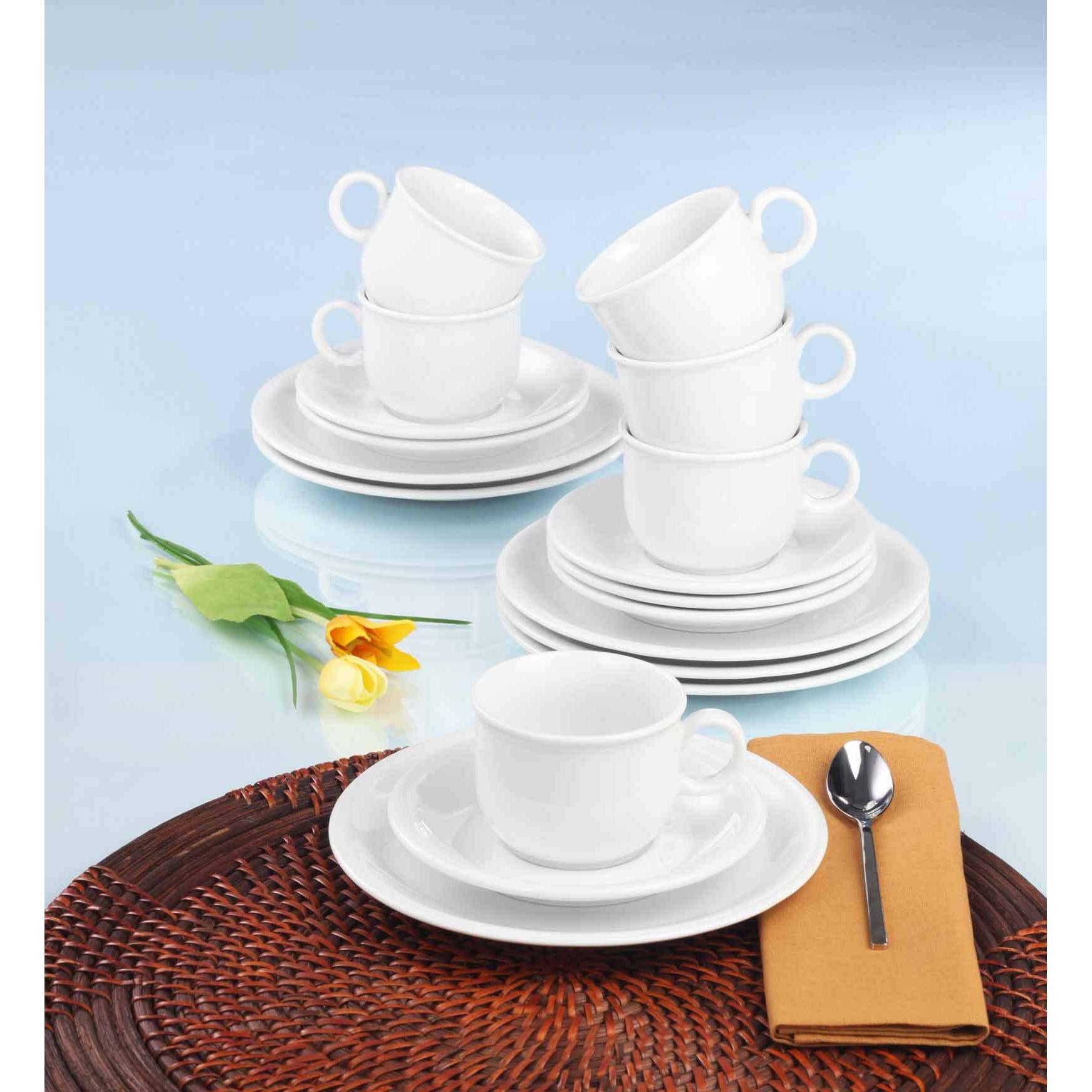 Thumbnail - Seltmann, Geschirrset, Compact Weiss (18 Stück)