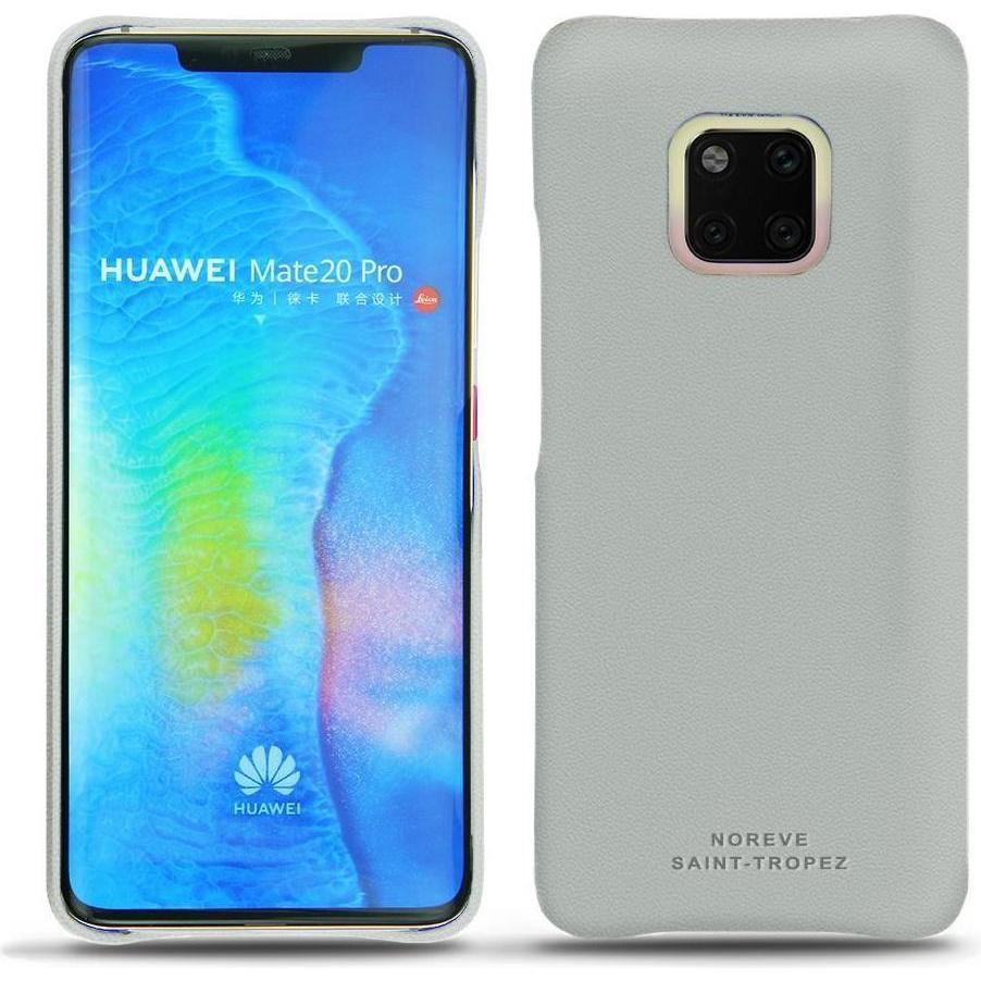Noreve Lederschutzhülle (Huawei Mate 20 Pro), Smartphone Hülle, Grau