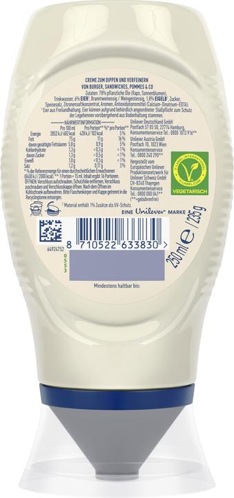 Actual product image Hellmann's Real cream (268 g)