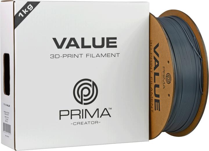 Immagine prodotto Prima Creator PrimaValue ABS -filamentti 3D -tulostimeen,, tummanharmaa (ABS, 1.75 mm, 1000 g, Grigio)
