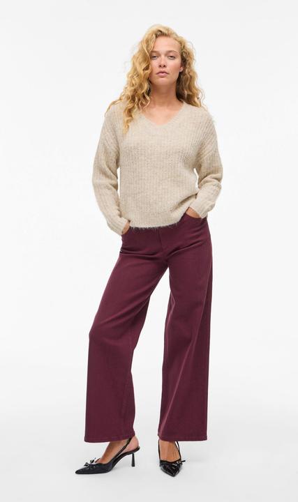 Image du produit Vila VILAMPE V-Ausschnitt Strickpullover (XS)