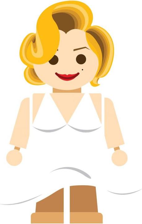 Immagine prodotto Trenddeko Giocattolo di Marilyn Monroe (58 x 80 cm)