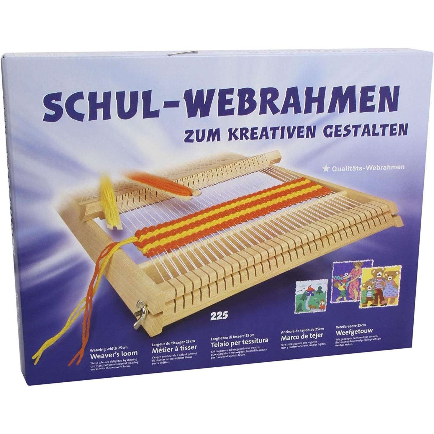Allgäuer Webrahmen Webrahmen 25 cm, Handarbeitsset, Braun