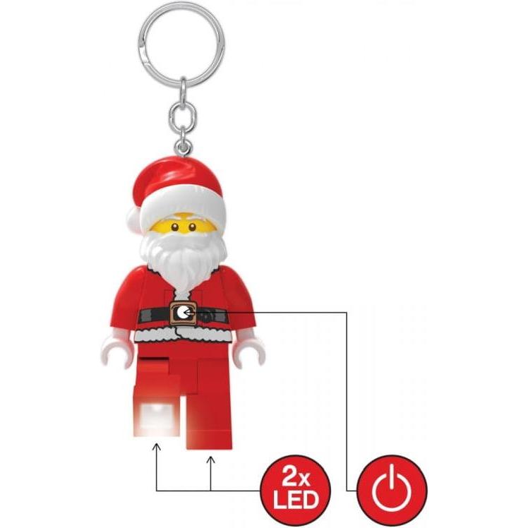 Thumbnail - Euromic, Schlüsselanhänger, LEGO - Keychain w/LED - Santa (4006036-LGL-KE189H)