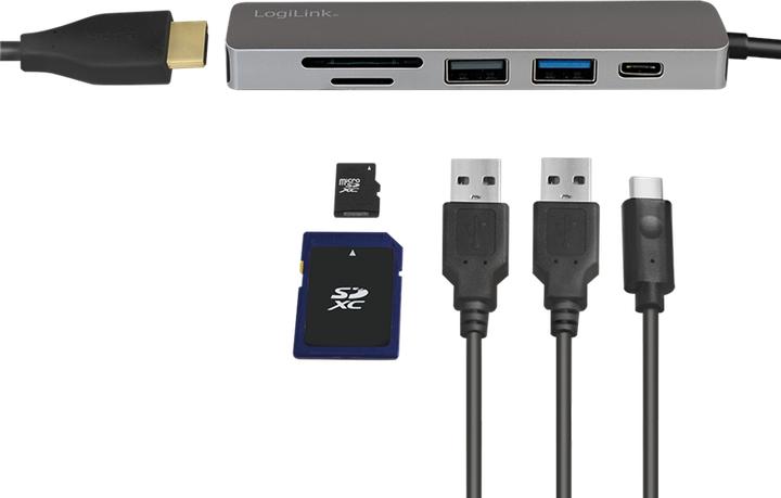 Produktbild LogiLink UA0343 (USB-C, 6 Ports)