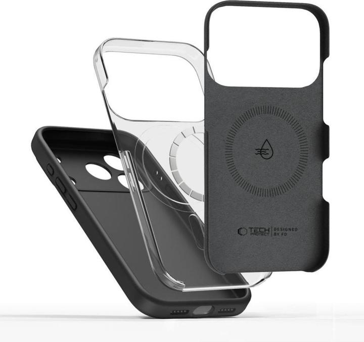 Image du produit Tech-Protect Silicone MagSafe Case für iPhone 17 Pro - Schwarz (Apple iPhone 17 Pro)