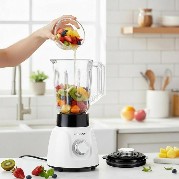 Actual product image Sokany Blender 500W 1.6L 2in1 mit Mühle (500 W)