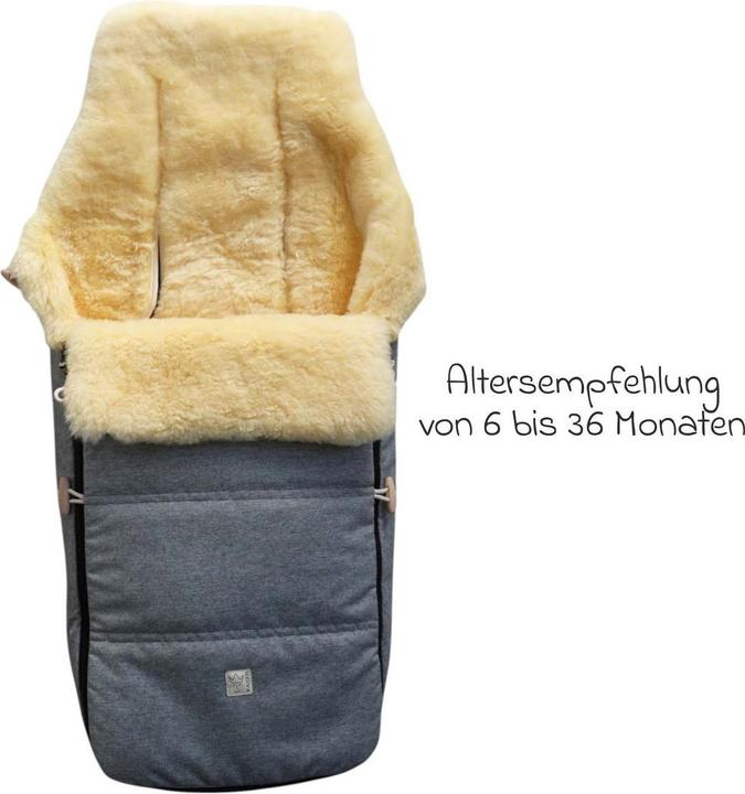 Image du produit Kaiser Baby Kaiser Lammfell Fusssack Dublas 2.0, light grey melange