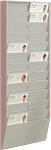 Actual product image Paperflow Wall holder for employee cards 24 compartments high quality scratch- and impact-resistant (A4)
