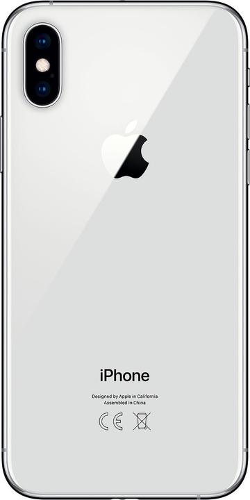 Actual product image Apple iPhone XS (64 GB, Silver, 5.80", SIM + eSIM, 12 Mpx, 4G)