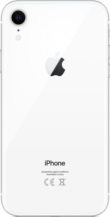 Image du produit Apple iPhone XR (64 Go, Blanc, 6.10", SIM + eSIM, 12 Mpx, 4G)