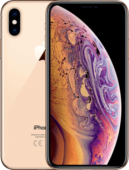 Actual product image Apple iPhone XS (64 GB, Gold, 5.80", SIM + eSIM, 12 Mpx, 4G)