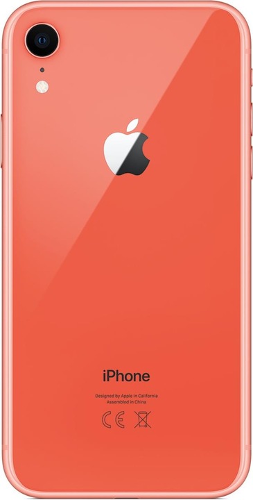 Produktbild Apple iPhone XR (128 GB, Coral, 6.10", SIM + eSIM, 12 Mpx, 4G)