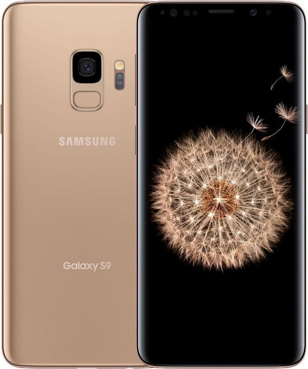 Actual product image Samsung Galaxy S9 EU (64 GB, Sunrise Gold, 5.80", Hybrid Dual SIM, 4G)