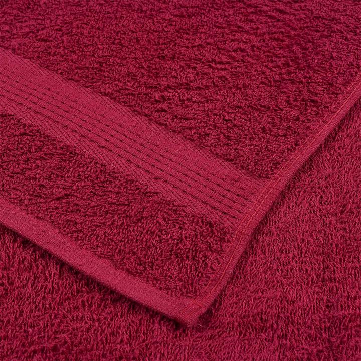 Produktbild VidaXL Handtücher 4 Stk. Bordeauxrot 50x100 cm 360 g/m² 100% Baumwolle (50 x 100 cm)