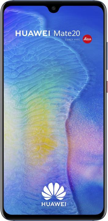 Image du produit Huawei Mate 20 (128 Go, Midnight Blue, 6.53", Double SIM hybride, 4G)