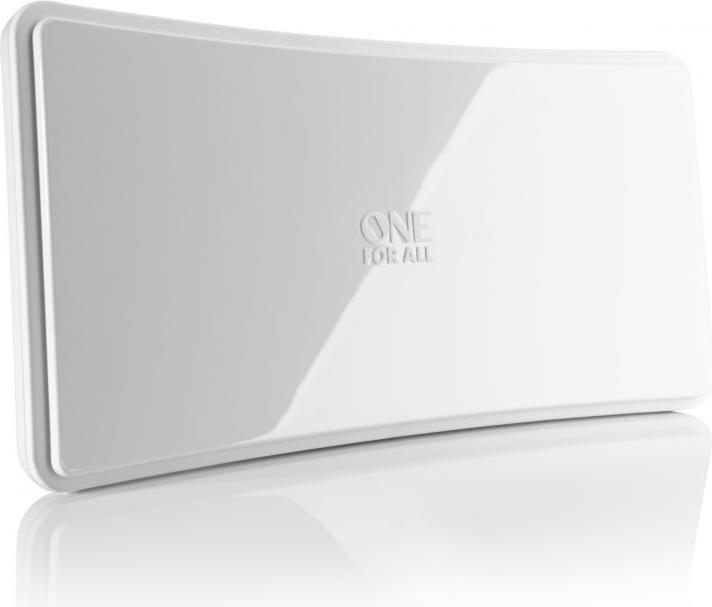 Actual product image One for All DVB-T2 Curved antenna 5G wht (Parabolic antenna, 42 dB, DVB-T / -T2)