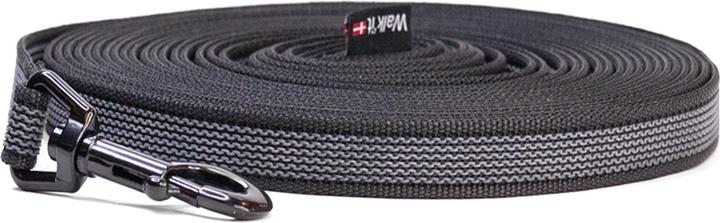 WalkFit - Anti-slip Tracking Leash without Handle - Black - XL - 10m (XL, Cane)