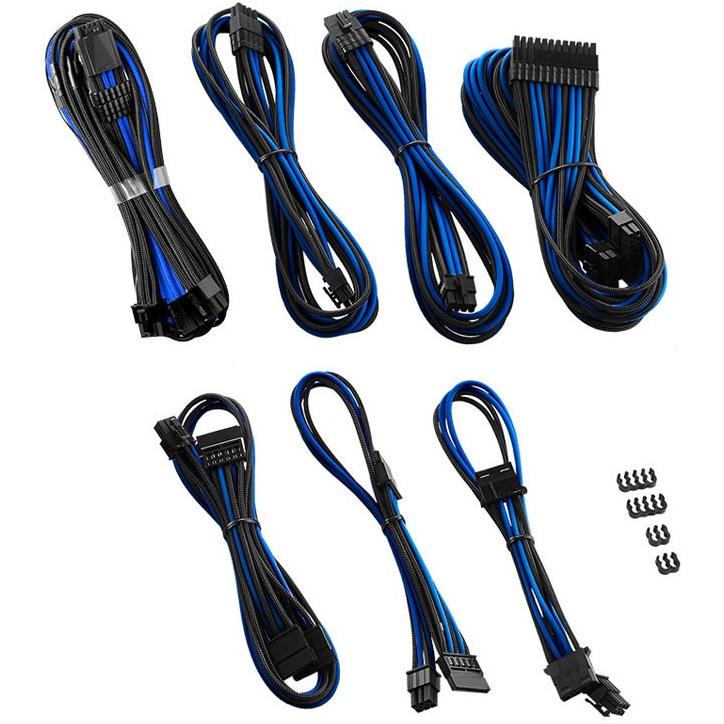 CableMod C-Series Pro ModMesh 12VHPWR Cable Kit für Corsair RM, RMi, RMx (Black Label) - schwarz/bla, Interne Kabel (PC)