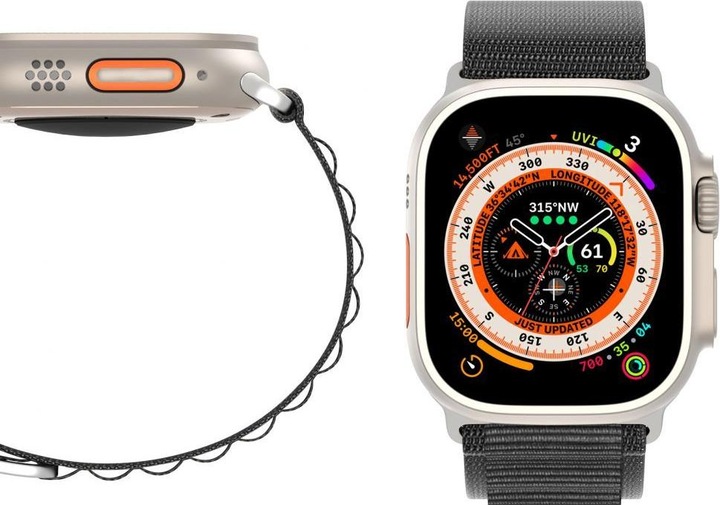 Actual product image Dux Ducis Sport Buckle Strap (44 mm, 45 mm, 42 mm, 49 mm, Nylon, Apple Watch Ultra, Apple Watch Series 2, Apple Watch Series 3, Apple Watch Series 1, Apple Watch Series 4, Apple Watch Series 5, Apple Watch Series 6, Apple Watch Series 7, Apple Watch Series 8, Apple Watch Series 9, Apple Watch SE, Apple Watch Ultra 2)